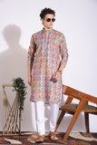 Classic Traditional Multicolor Print Kurta