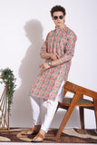 Classic Traditional Multicolor Print Kurta