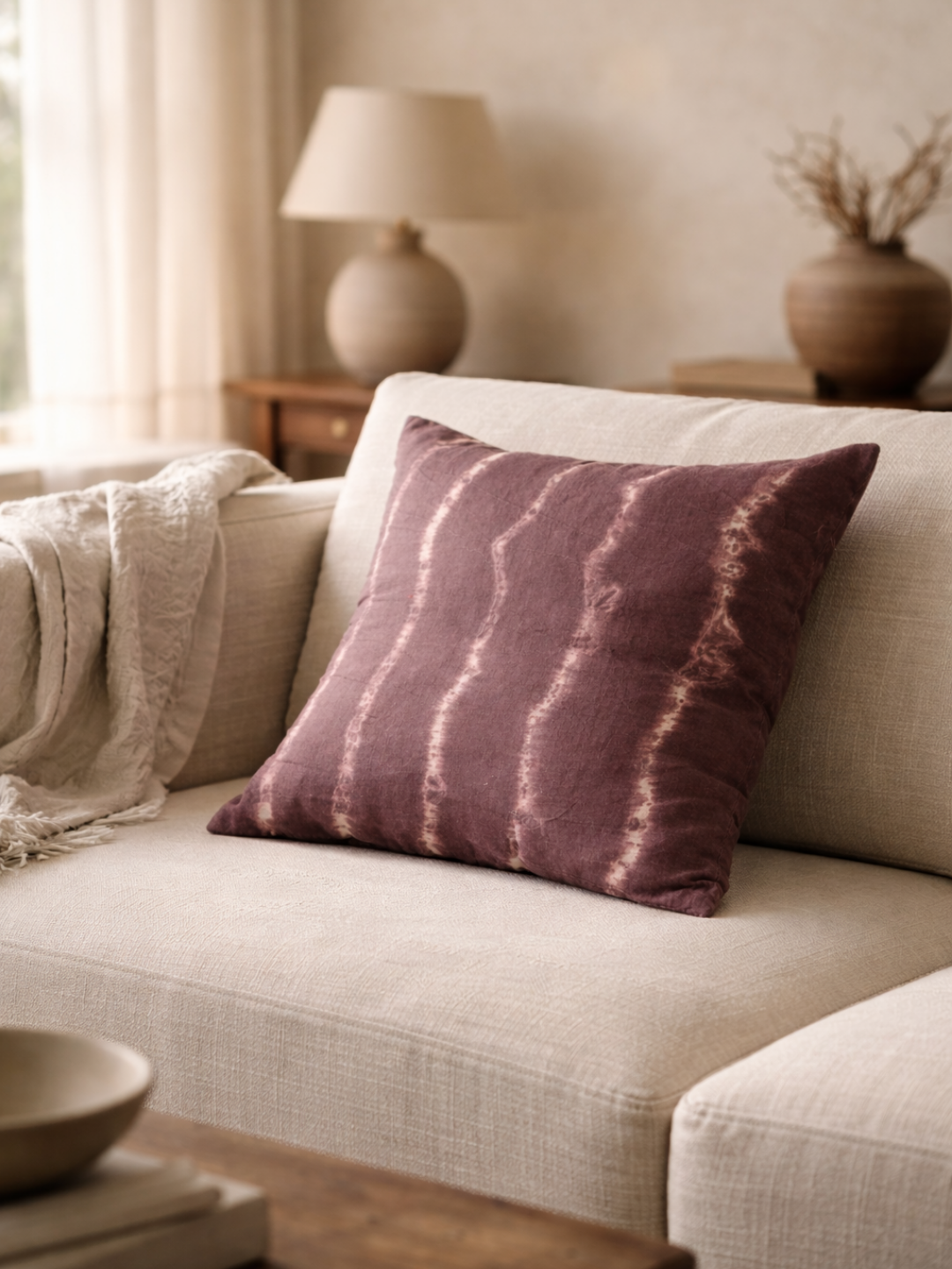 MOOL Quebracho Tie-Dye Khadi Cushion