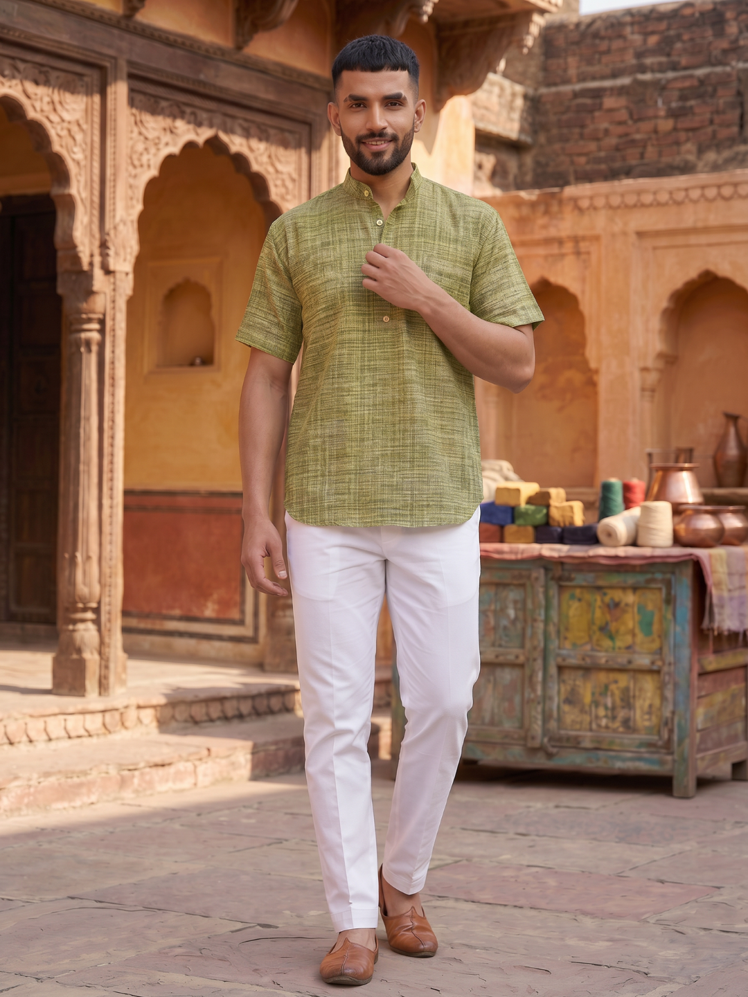 Premium Khadi Fabric Combo Set - 5.5M
