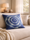 MOOL Tie-Dye Khadi Cushion Cover Blue-Pea Flower