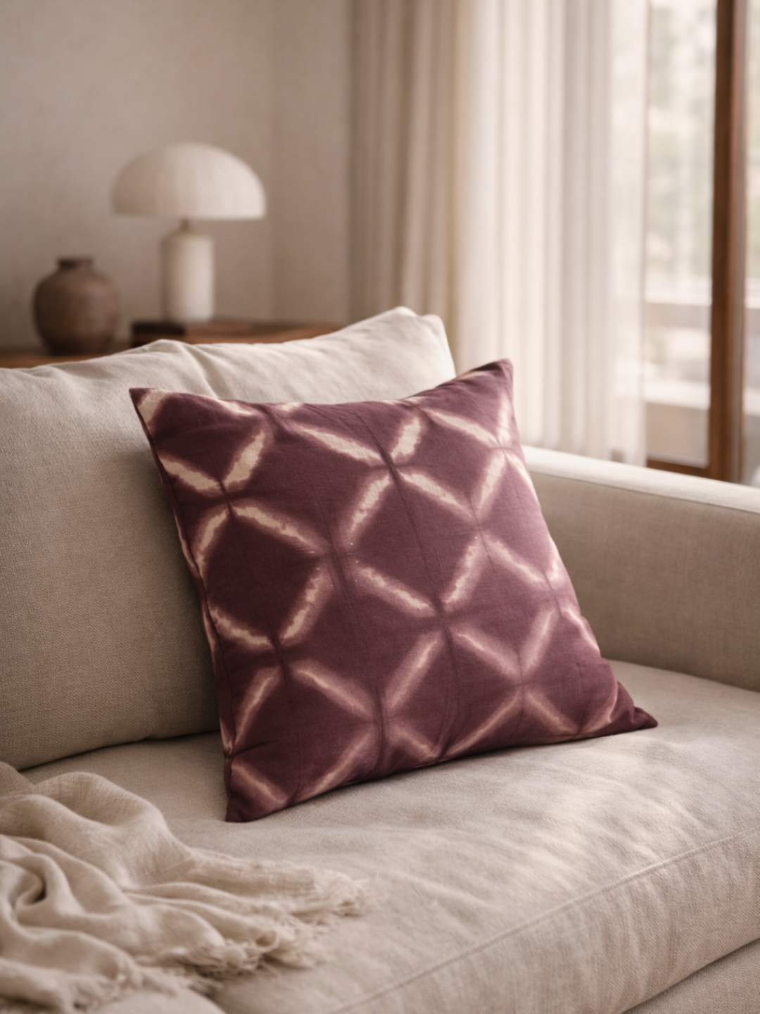 MOOL Khadi Cushion Quebracho Tie-Dye