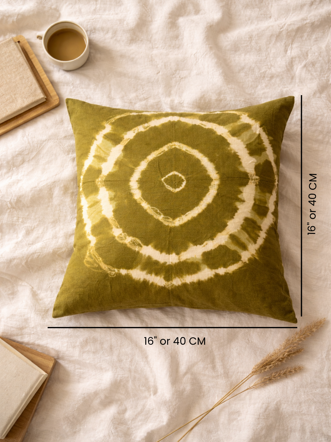 MOOL Tie-Dye Khadi Cushion Cover Heena