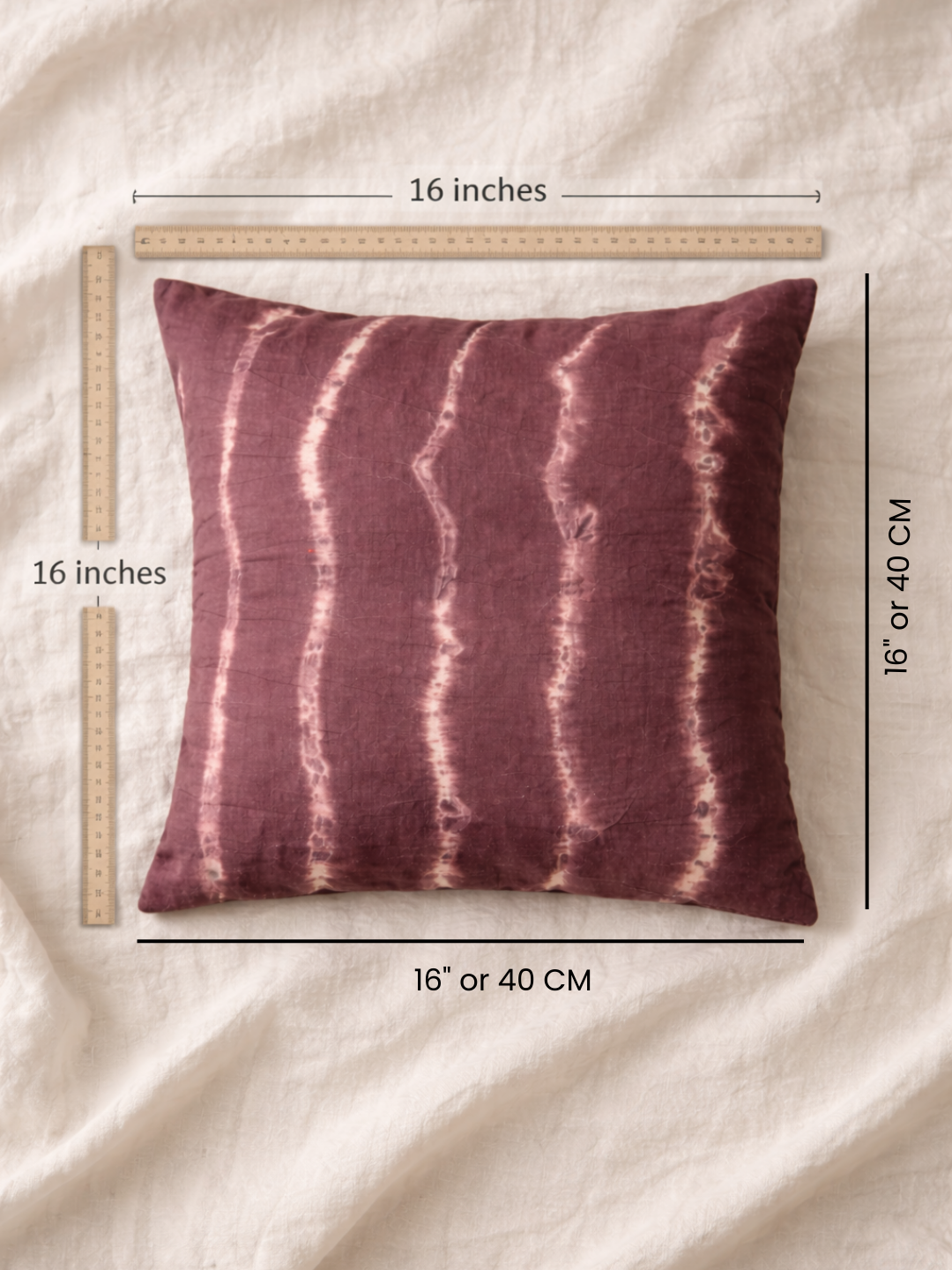 MOOL Quebracho Tie-Dye Khadi Cushion