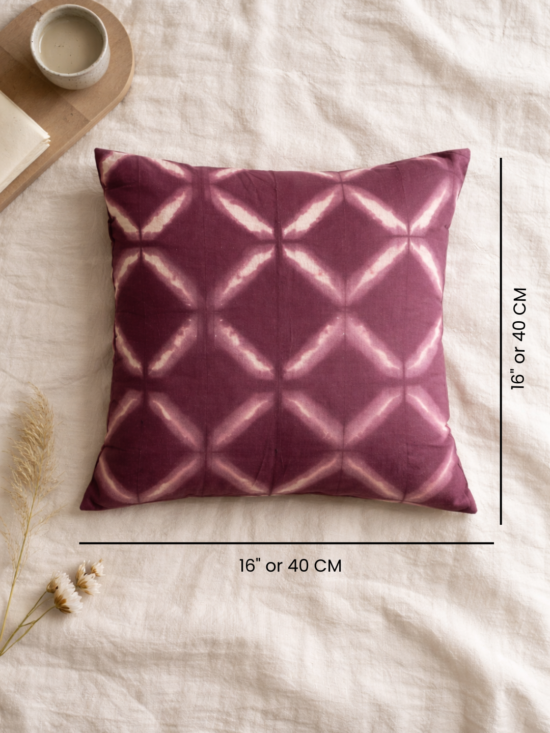 MOOL Khadi Cushion Quebracho Tie-Dye