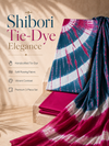 Teal & Pink Shibori Tie-Dye | 3-Piece Unstitched Suit Set
