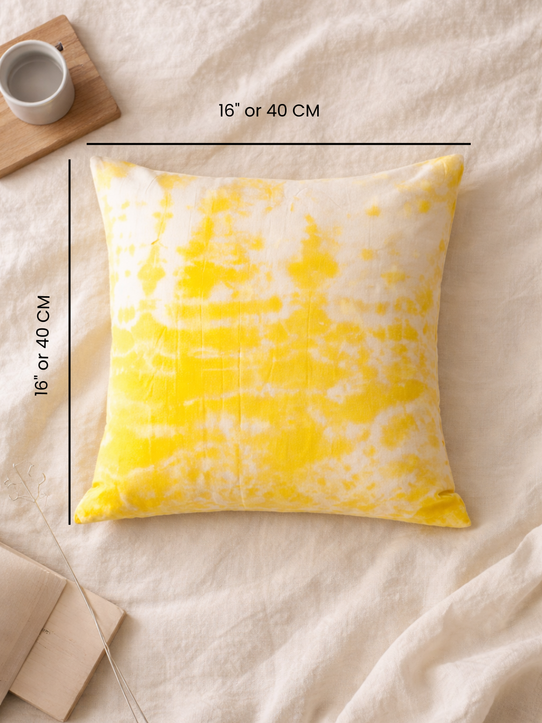 MOOL Marigold Dyed Khadi Cushion