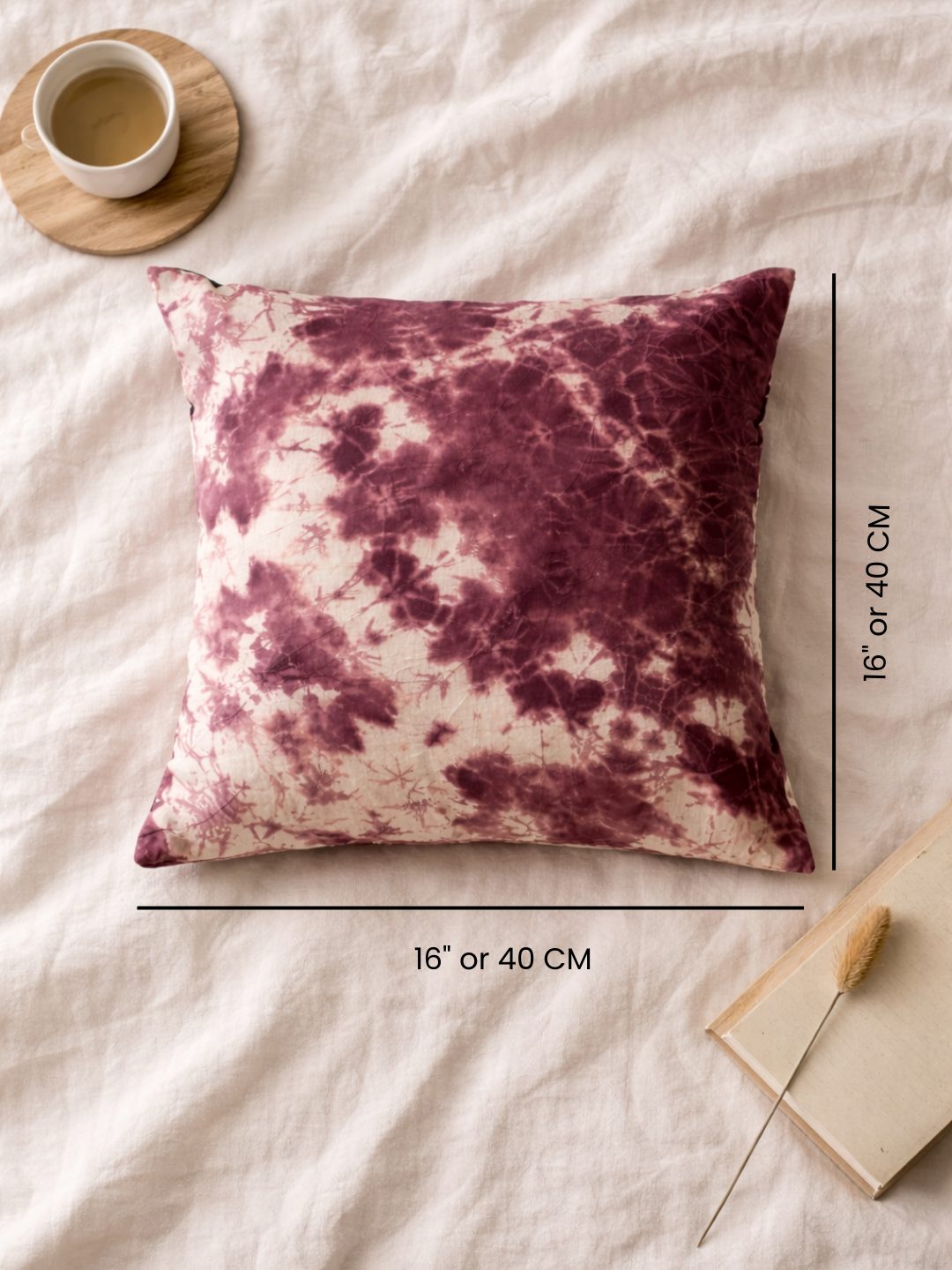MOOL Quebracho Hand-Dyed Khadi Cushion Cover
