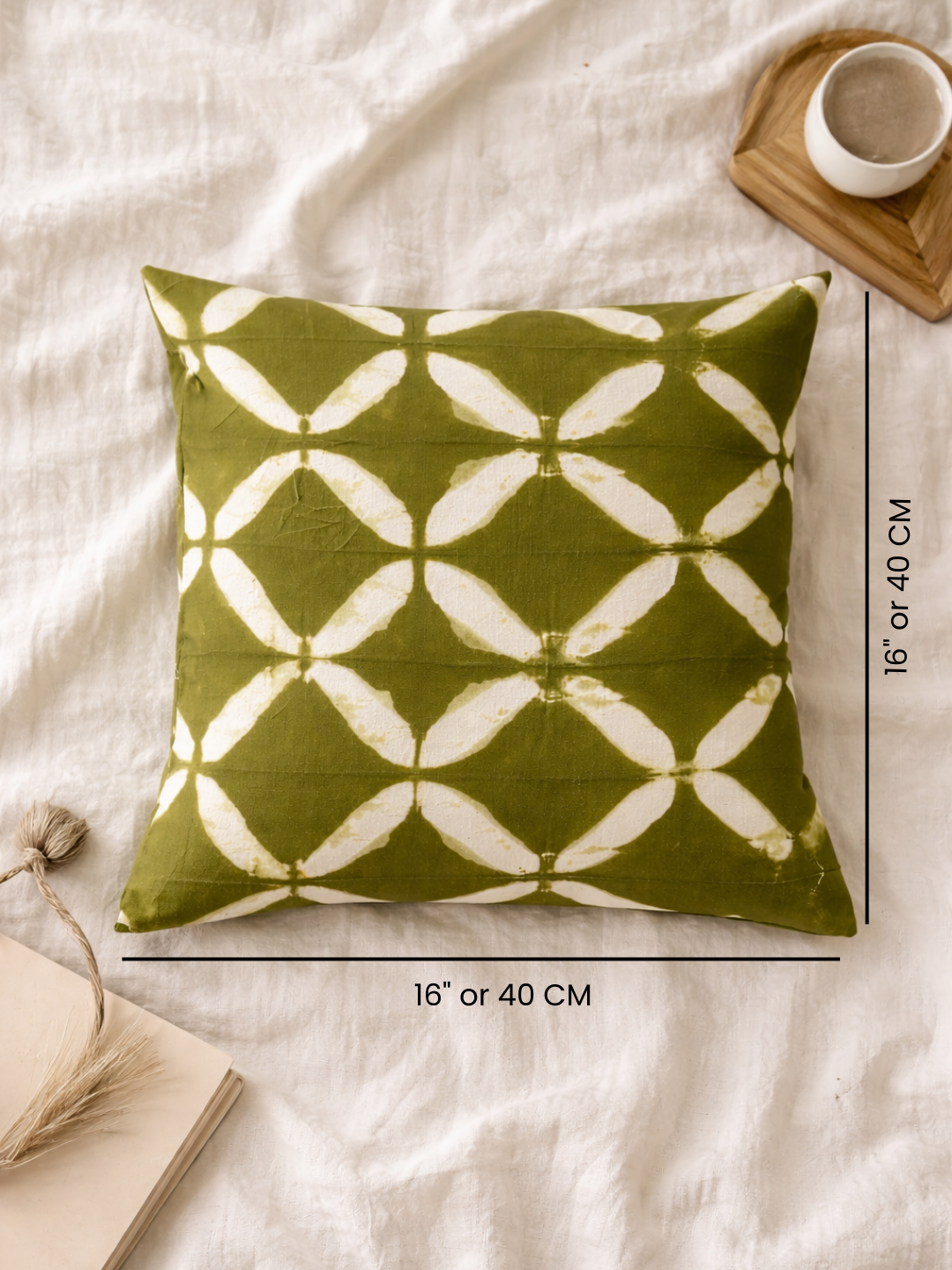 MOOL Khadi Cushion HENNA Tie-Dye