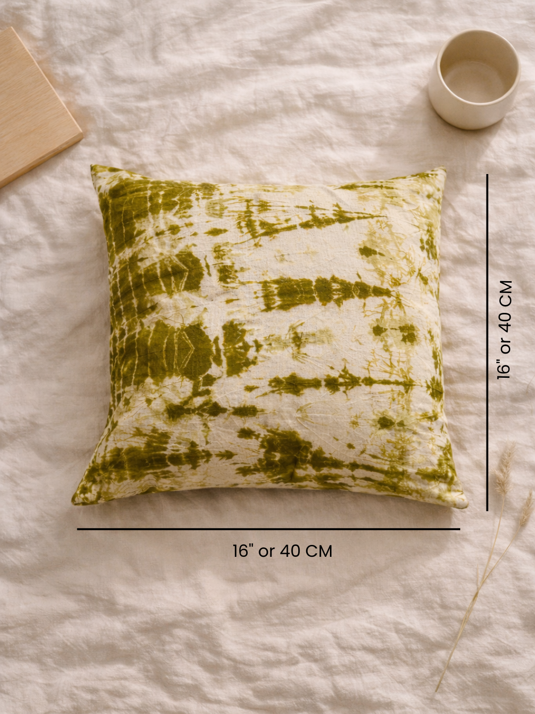 MOOL HENNA Dyed Khadi Cushion
