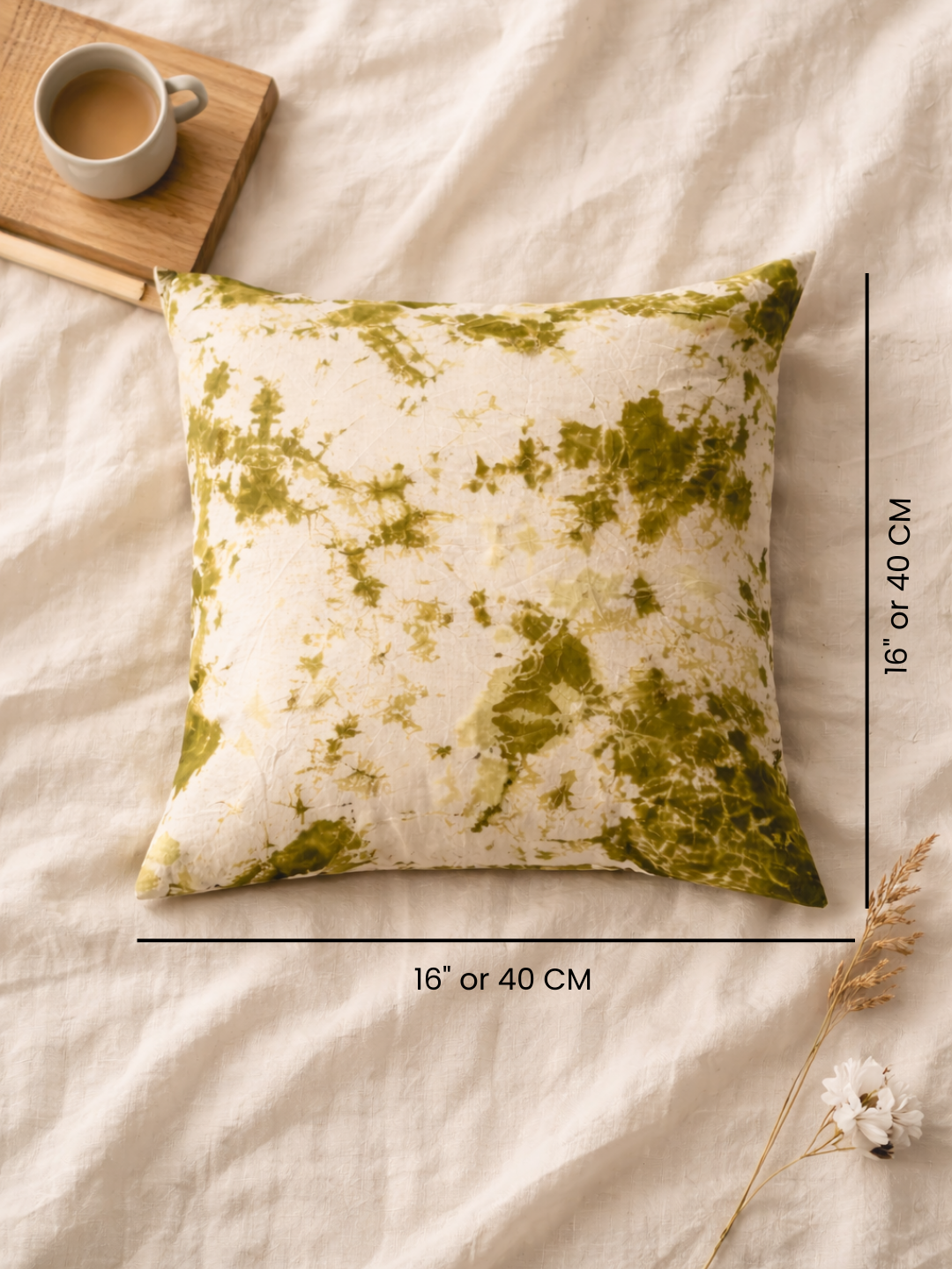 MOOL HENNA Hand-Dyed Khadi Cushion