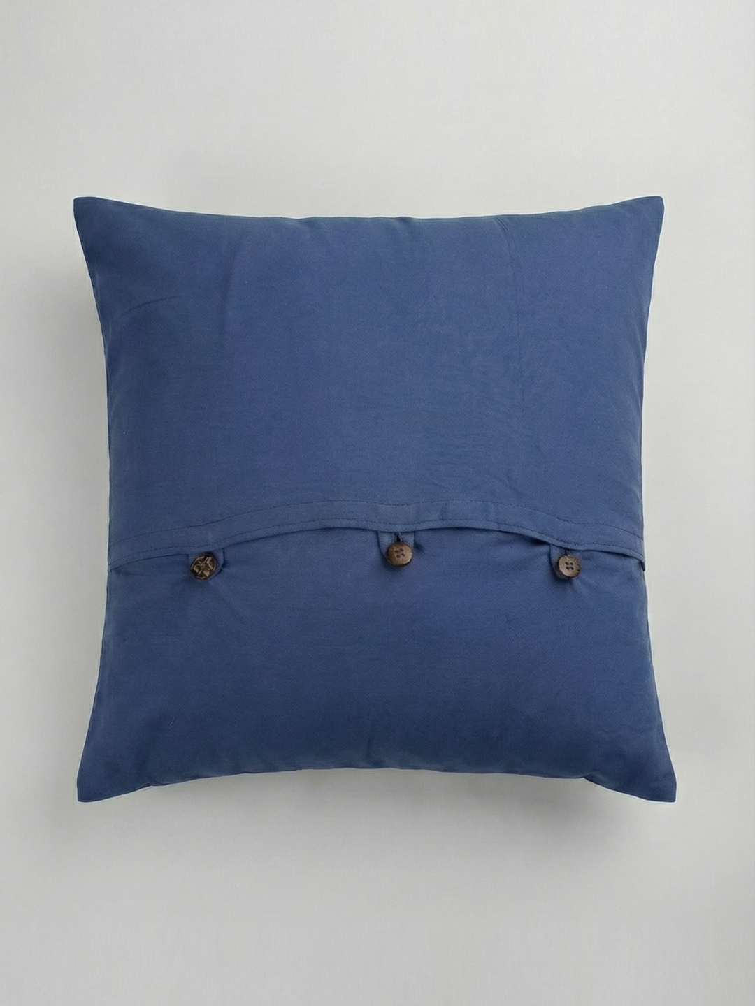 MOOL Tie-Dye Khadi Cushion Cover Blue-Pea Flower