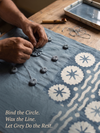 Moonlight Medallion Batik  | 3-Piece Unstitched Suit Set
