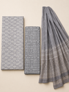 Grey Batik Abstract Motif | 3-Piece Unstitched Suit Set