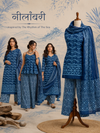 Indigo Wave Batik | 3-Piece Unstitched Suit Set