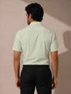 Khadi Olive Half Sleeve Casual Cotton Shirt