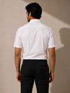 Premium Khadi White Smart Casual Shirt Half Sleeve