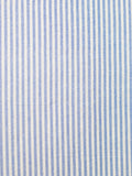 White & Blue Big Line Trending Self Pattern Khadi Fabric