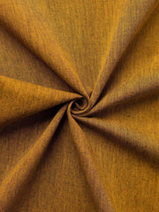 Mustard Color Traditional Pattern Cotton Khadi Fabric