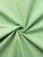 Light Green Color Traditional Pattern Khadi Fabric