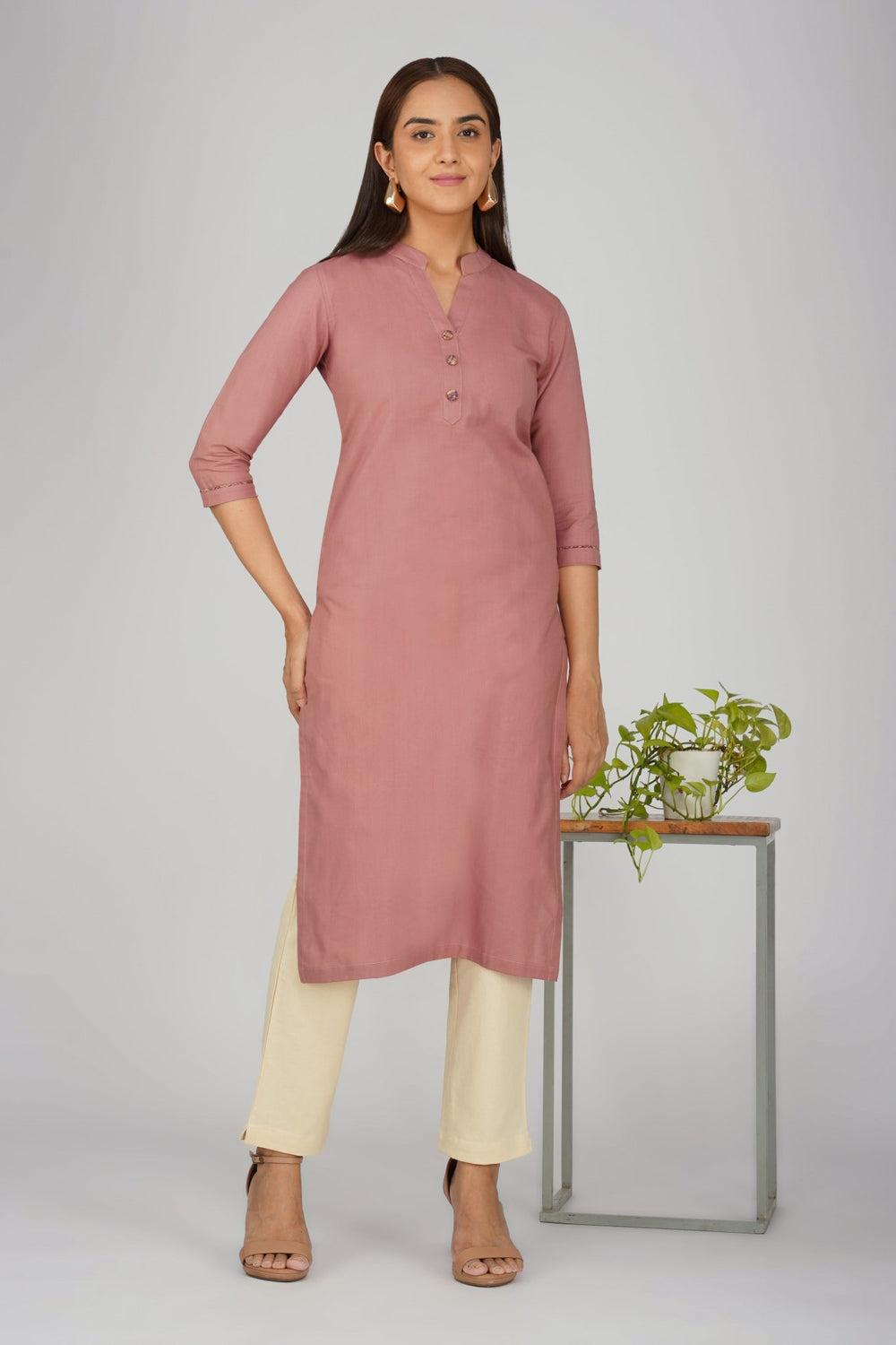 Dusky Rose Pink