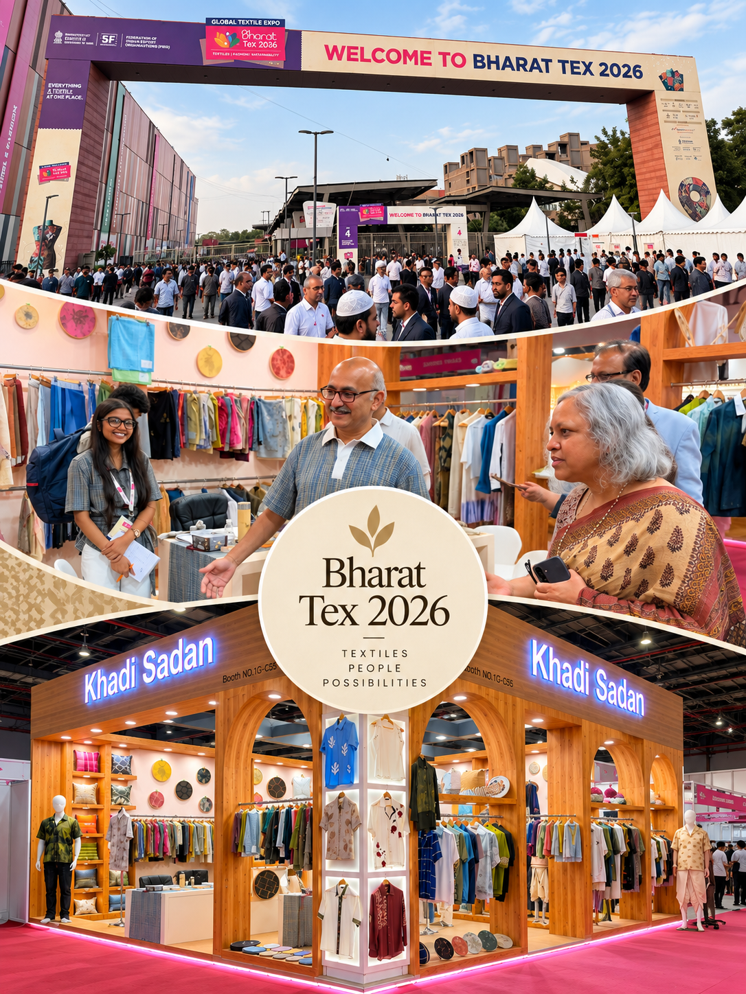 Khadi Sadan at Bharat Tex 2026