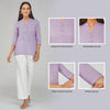 Women's Khadi Short Kurti Lavander