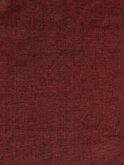 Dark Maroon Color Plain Traditional Khadi