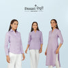 Women's Khadi Short Kurti Lavander
