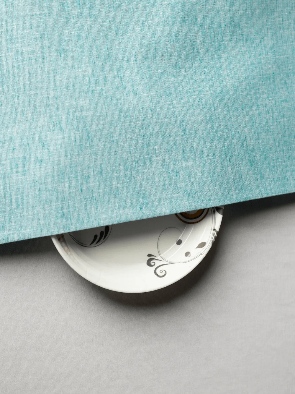 Light Blue Color Plain Traditional Khadi