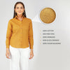 Women's Khadi Shirt Mustard Yellow