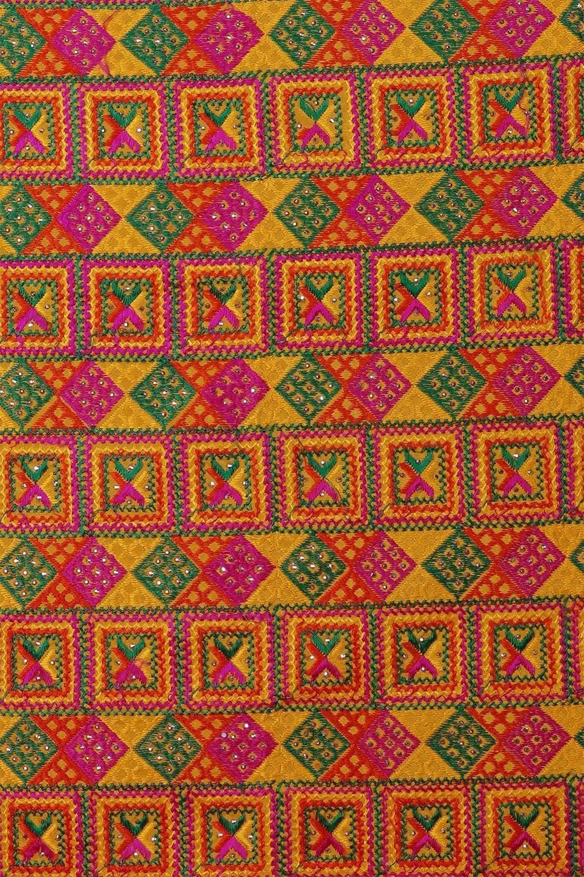 High-Quality Handloom Phulkari Dupatta DP-09