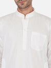 White Khadi Cotton Kurta
