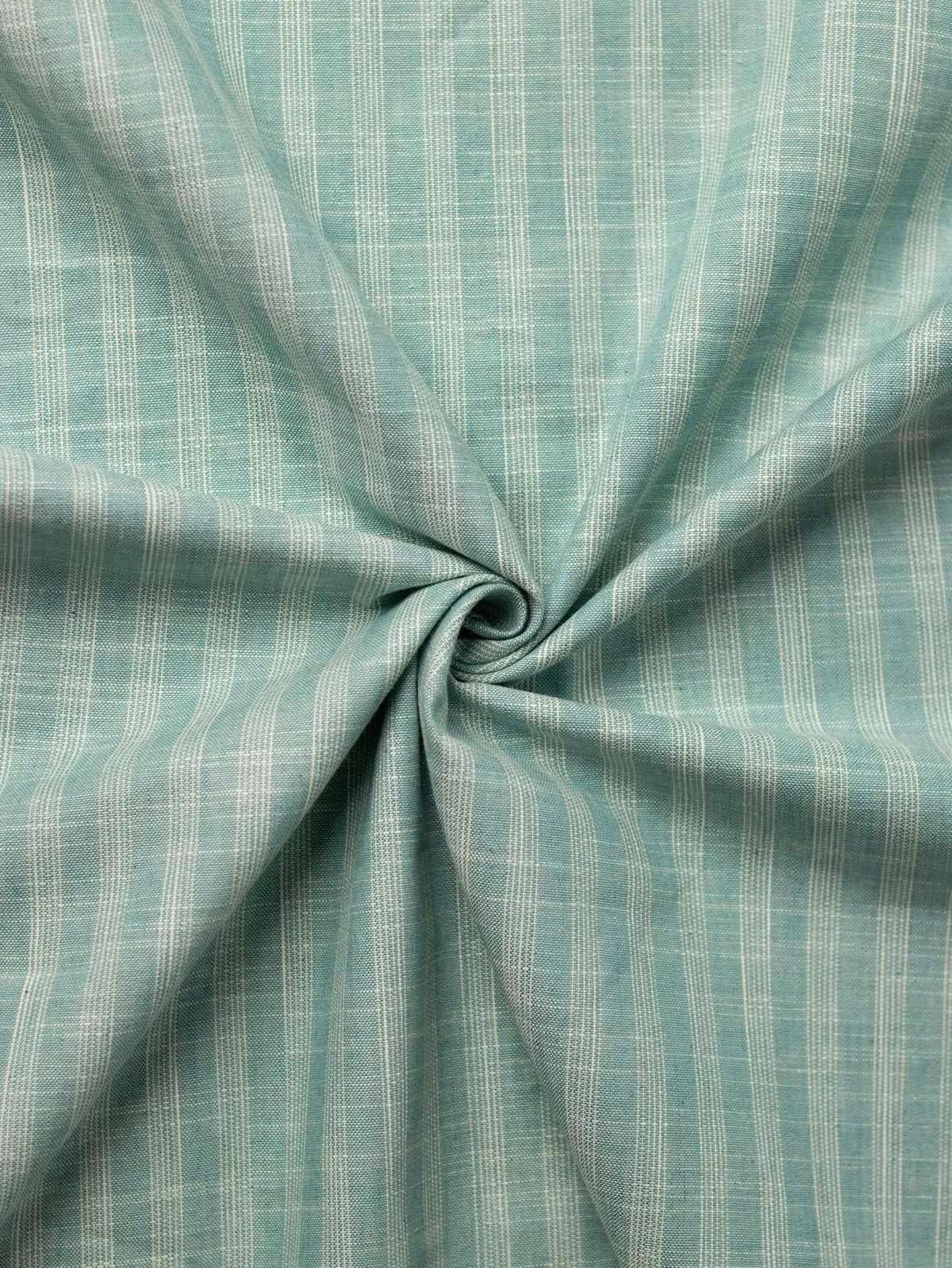 Pista Color Traditional Pattern Khadi Fabric