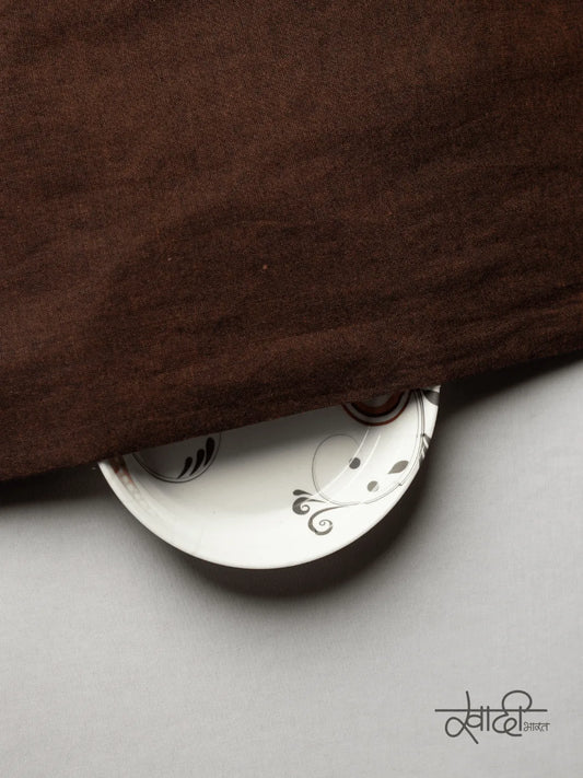 Royal Brown Fabulous Trending Khadi Fabric