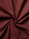 Dark Maroon Color Plain Traditional Khadi