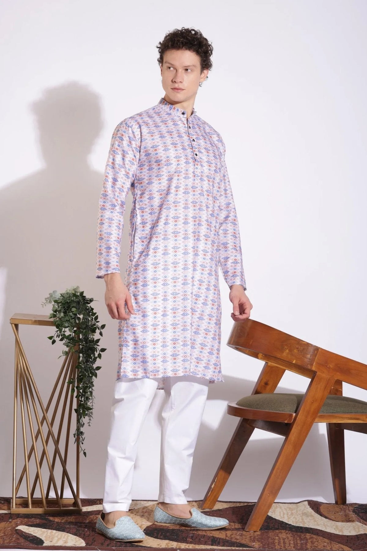 Classic Ethnic Print Kurta