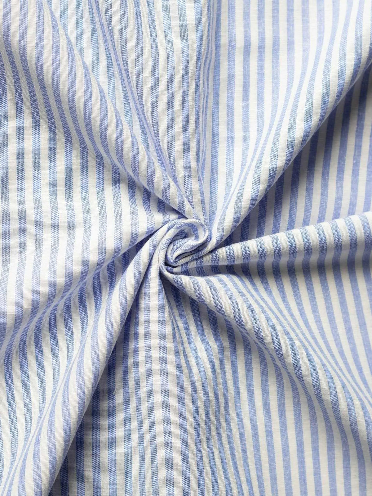 White & Blue Big Line Trending Self Pattern Khadi Fabric