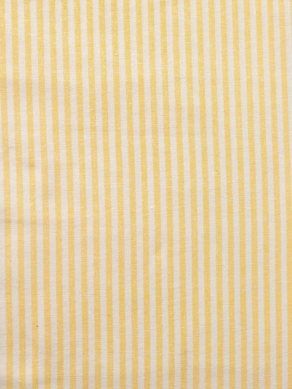 White & Yellow Big Line Trending Khadi Fabric