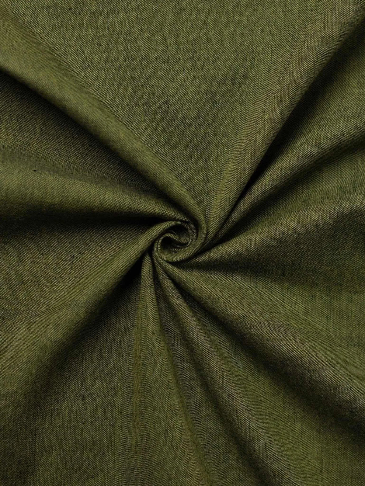 Green Color Traditional Pattern Khadi Fabric