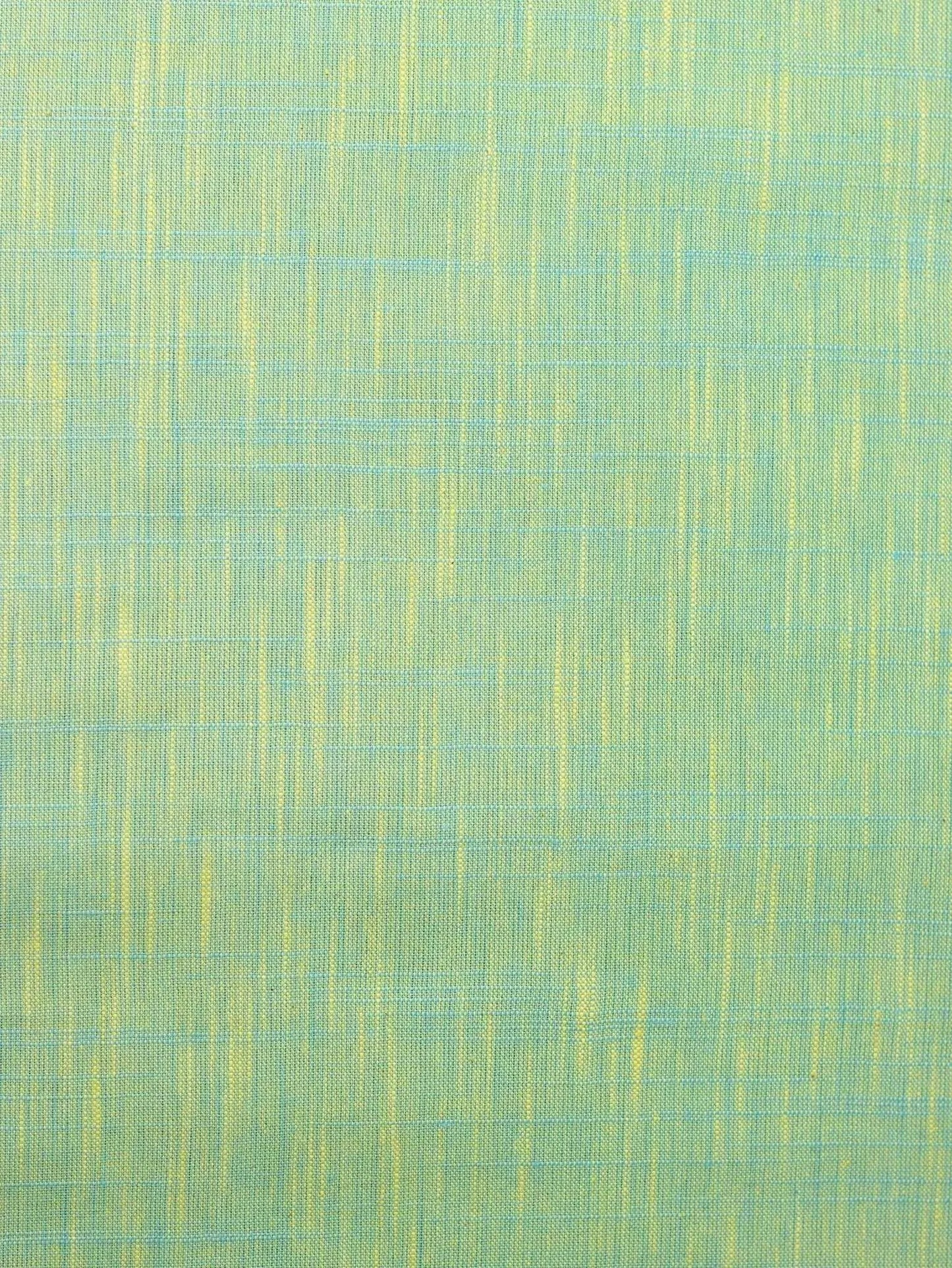 Light Green Color Traditional Pattern Khadi Fabric