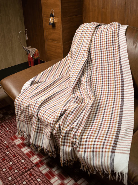 Hand Woven Khadi Khes, Blankets, Throw - All Weather
