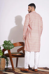 Exotic Print Pink Color Kurta
