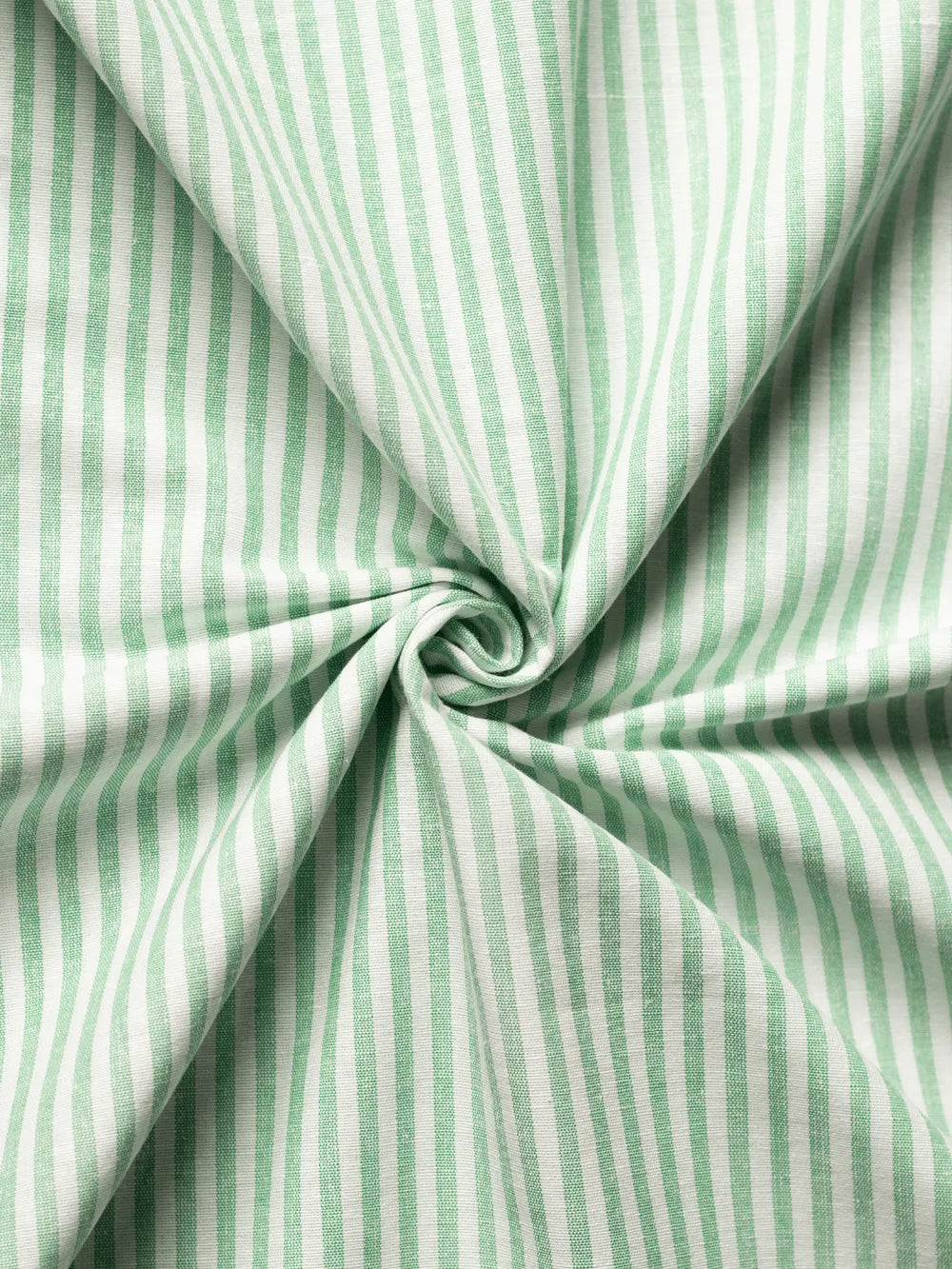 White & Green Big Line Trending Khadi Fabric