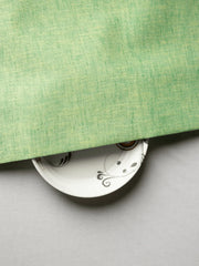 Greenish Yellow Color Plain Traditional Khadi