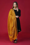 High Quality Embroidered Pure Woolen Shawl ST-08