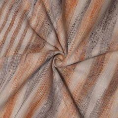 Khadi Kurta Pajama Fabric Combo Set - Unstitched Off Brown Traditional Khadi