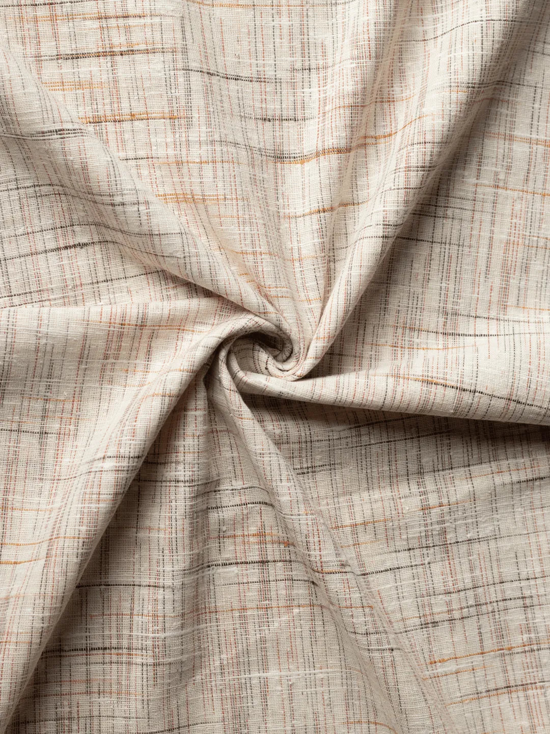 Exotic Self Pattern Fine 100% Khadi Fabric
