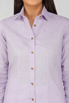Women's Khadi Shirt Lavander