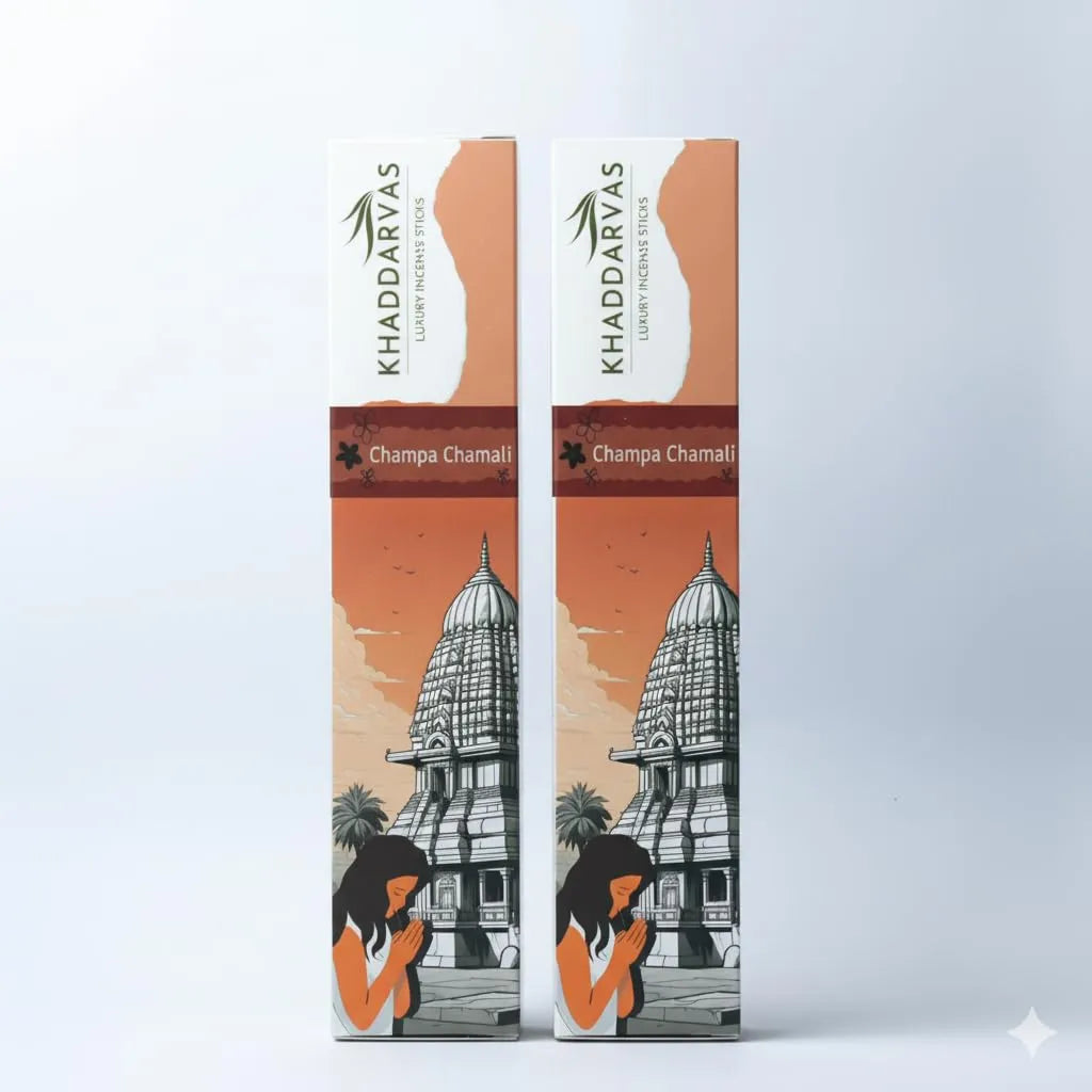 Champa Chameli Incense Sticks for Pooja | Refreshing Long-Lasting Aroma